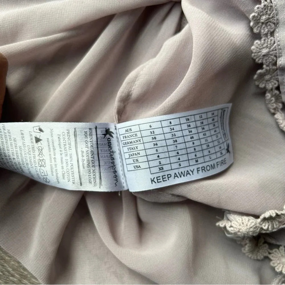 ONE TEASPOON Milky  Rise Flared Loose Fit Top Blouse - Picture 10 of 16